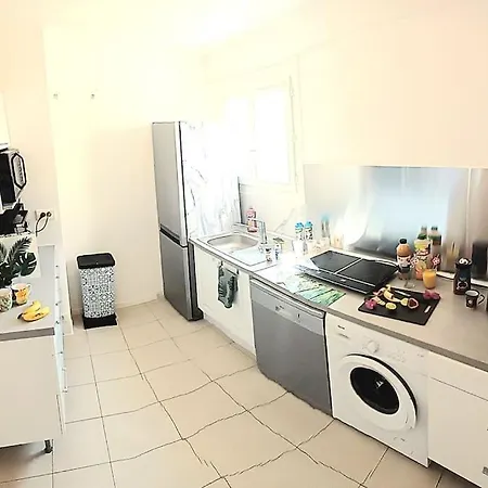 Ooo Centre Ooo 2 Bedrooms 3 Beds 58m2 Plages A Pied Beach On Foot * 앙티브